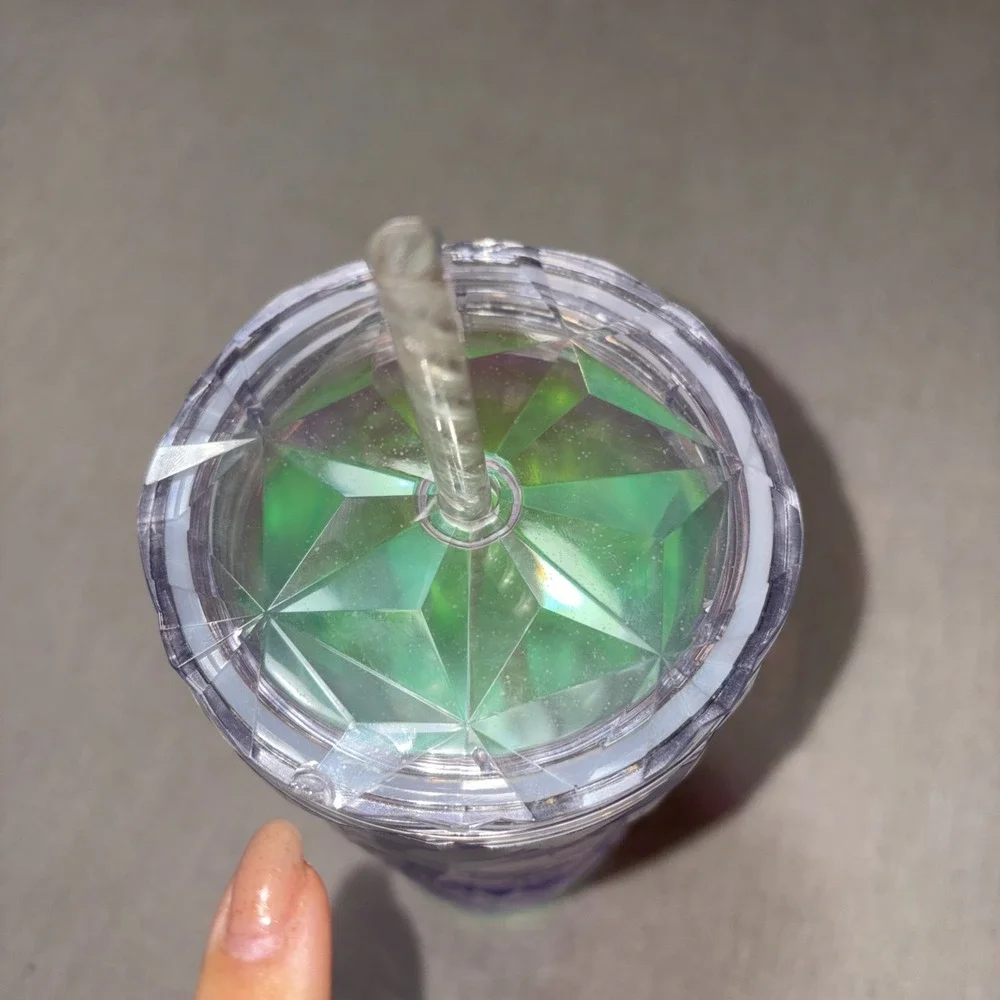 Starbucks 2023 White Prism 24oz Venti Cold Cup Tumbler Holographic‎ Iridescent